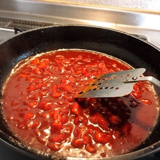 喫茶店直伝♪トマト缶と肉汁のハンバーグソース